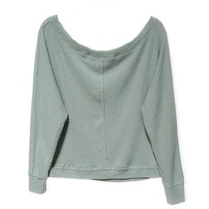 Caslon Waffle Knit Dolman Sleeve Top
